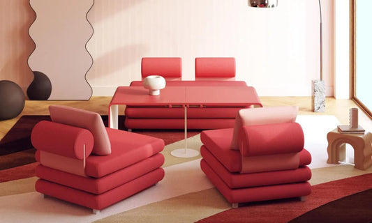Quelle couleur associer avec un canapé rouge pour votre salon ?