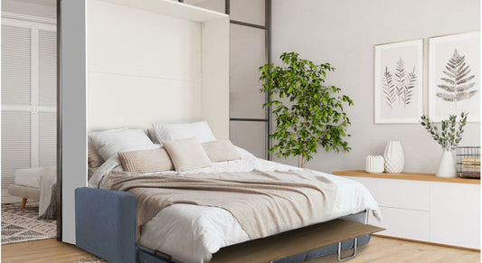 Comment fixer le vérin sur le lit escamotable ?
