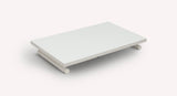 BESSY White Glass METAL M24 White embossed