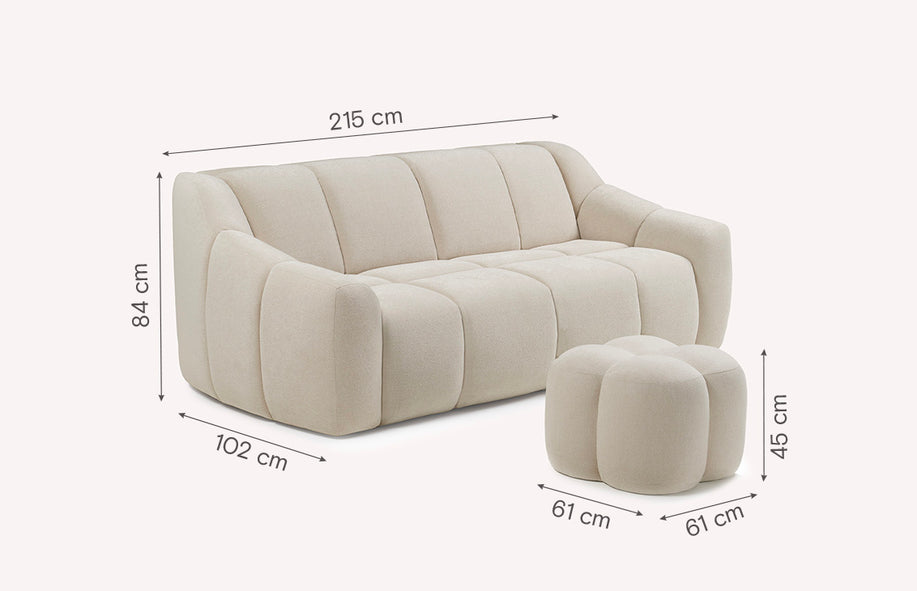 MAMA sofa and pouf set-1
