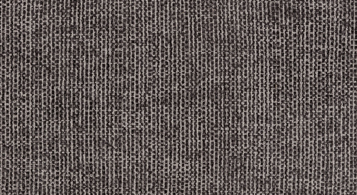 Tissu gris texturé en gros plan du canapé convertible DOLLY Fixe Silencio Ardoise, parfait pour un couchage quotidien confortable et durable.