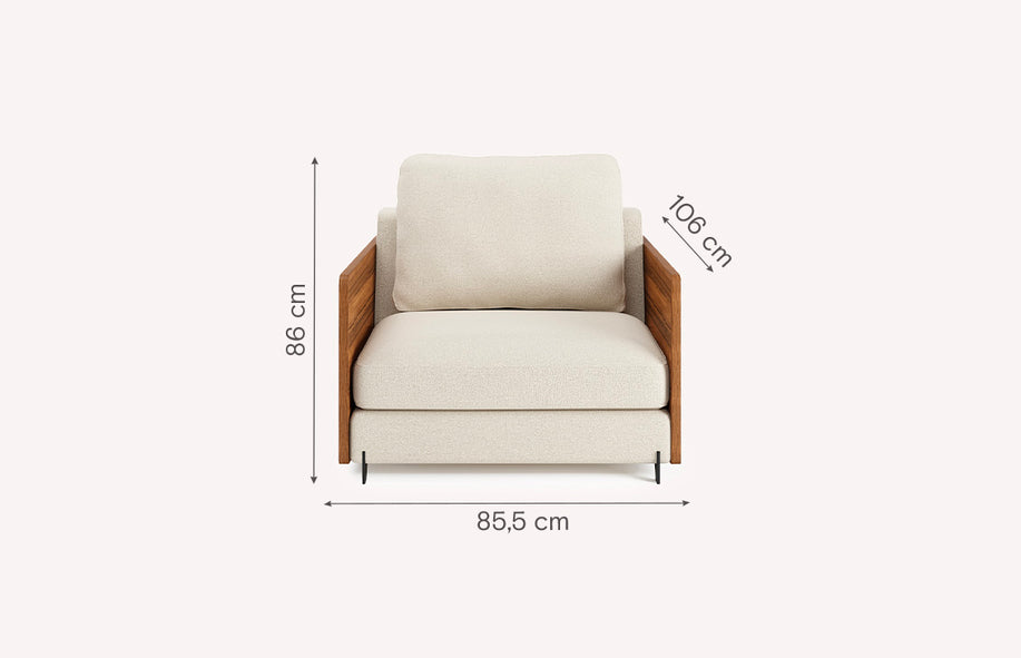 NELLY Innuendo Ivory Armchair-1