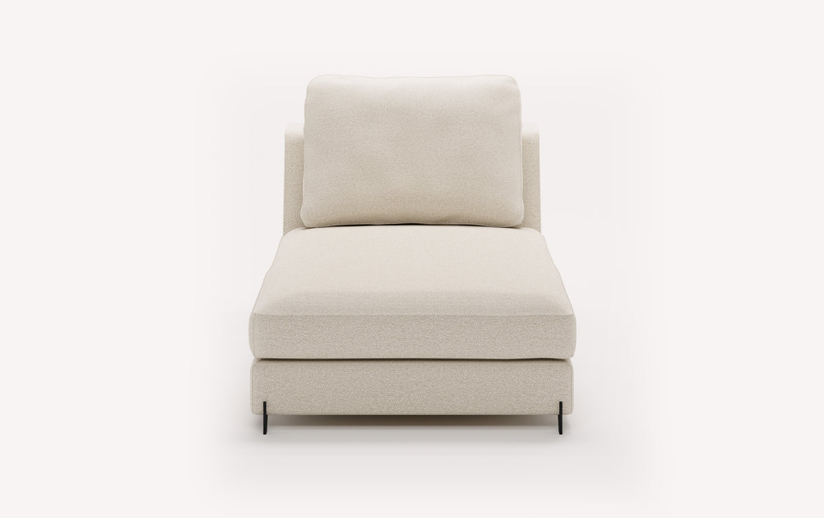 NELLY Chaise Longue Module +500 fabrics & leathers