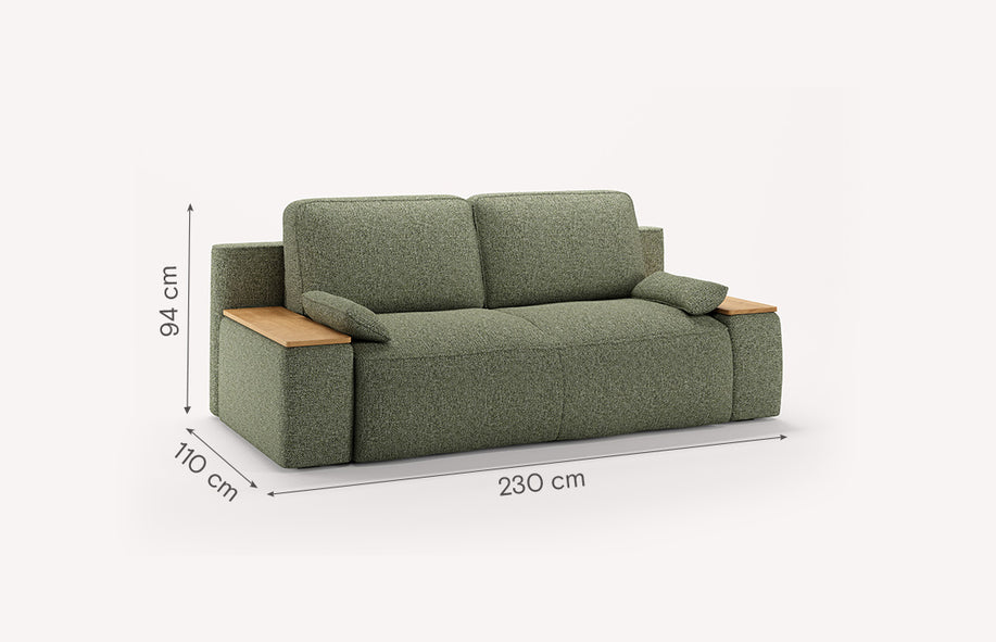 MAX Armrests Compact Trunk Mariclo Olive Wood-1