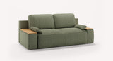 MAX Armrests Compact Trunk Mariclo Olive Wood 140x195 / Origin 40 kg/m3 / Slats
