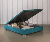 Sommier Coffre CABOURG Bronx Pétrol 140x200