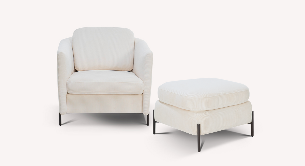 Lot of armchair and ottoman LAPP Teatro Nata
