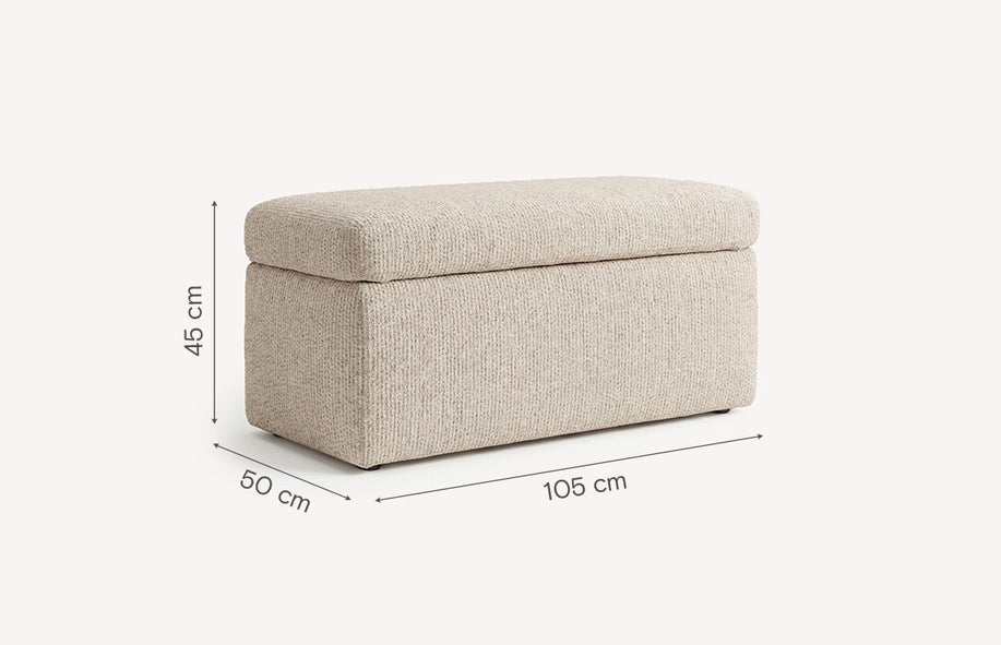 TIGGY Silencio Ivory Bench-1