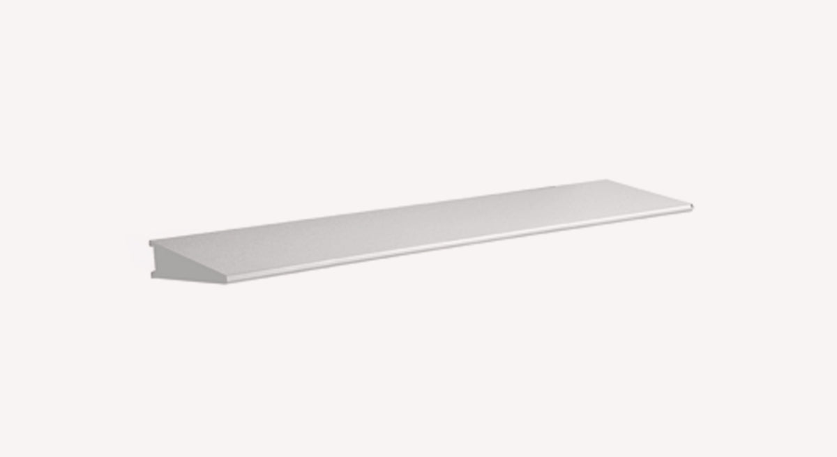 TINY White Aluminum Shelf