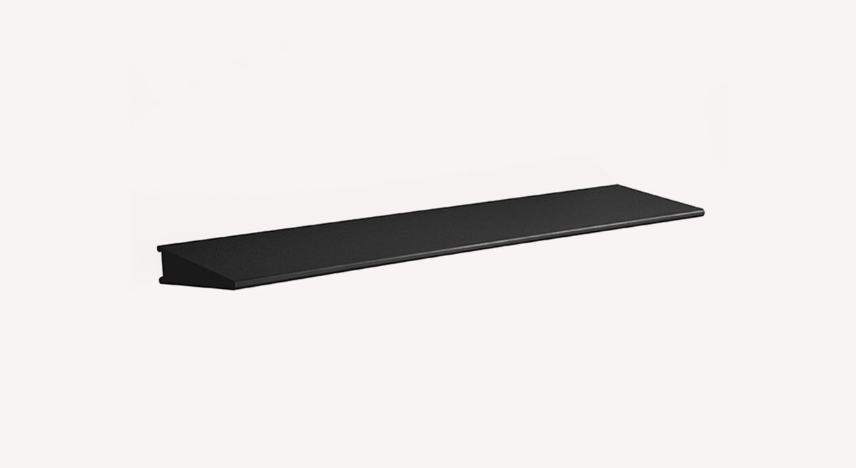TINY Black Aluminum Shelf