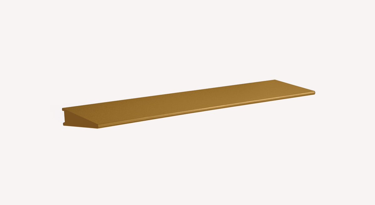 TINY Gold Aluminium Shelf