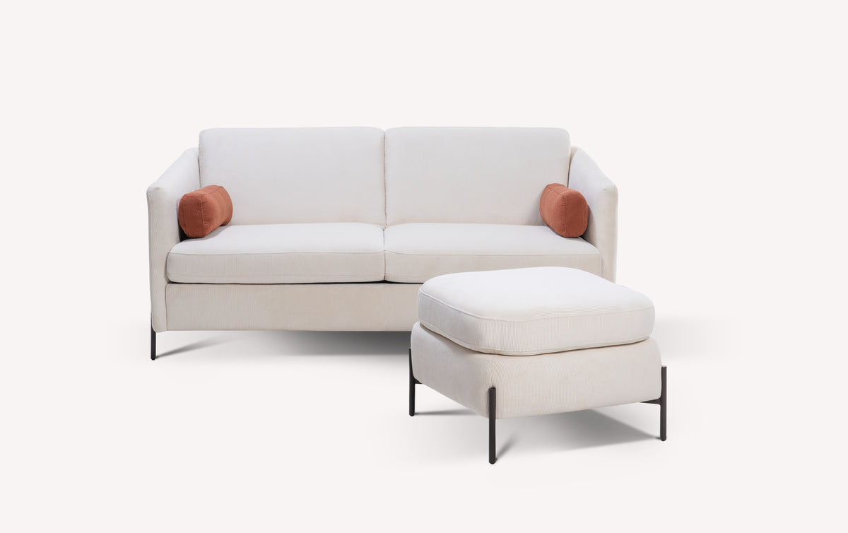 LAPP Teatro Nata Sofa and Ottoman Set