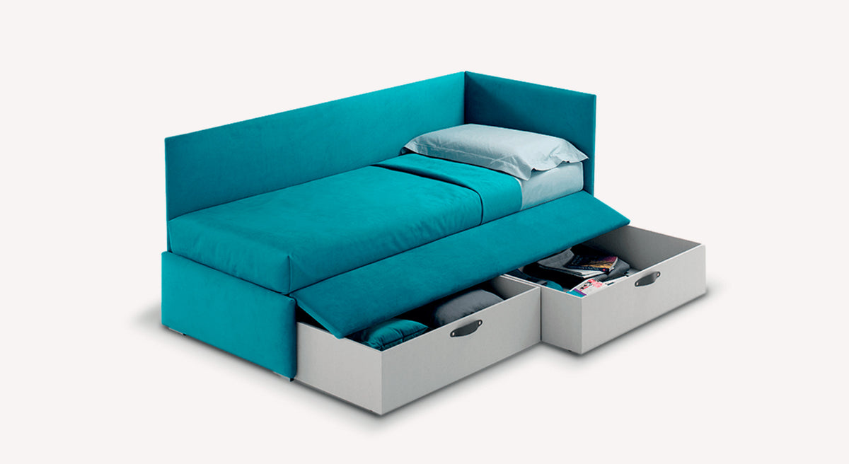 ANGOLO 150 trundle bed, fabrics of your choice