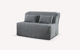SIMONE Atlanta Gray 140x198 / HR foam 35 kg/m3 / Slats