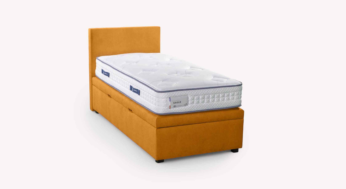 OUESSANT side lift-up bed Mine Mango