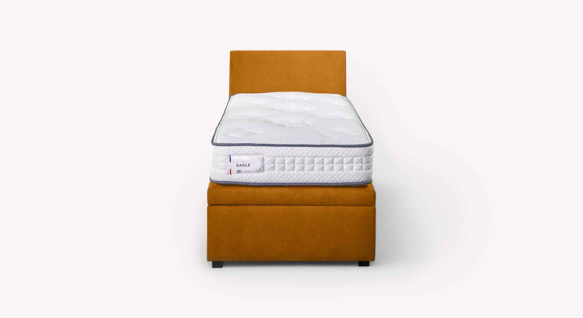 OUESSANT side lift-up bed Mine Mango