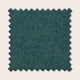 Échantillon de tissu vert texturé pour canapé convertible, bordure crantée