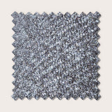 Échantillon de tissu gris texturé pour canapé convertible Meraviglia200