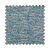 Échantillon de tissu bleu texturé pour canapé convertible, modèle Shock 706