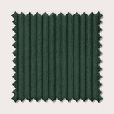 Échantillon de tissu vert sapin avec revêtement côtelée, modèle Lincoln 39