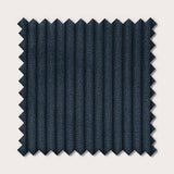 Échantillon de tissu bleu nuit texturé, Lincoln 77