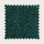 Échantillon de tissu vert sapin avec revêtement en relief, bord dentelé