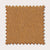 Échantillon de tissu couleur curry avec revêtement uniforme et bords crantés
