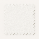 Échantillon de tissu blanc optique avec revêtement subtile et bordure en zigzag