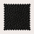 Échantillon de tissu noir texturé, aspect luxueux et velouté