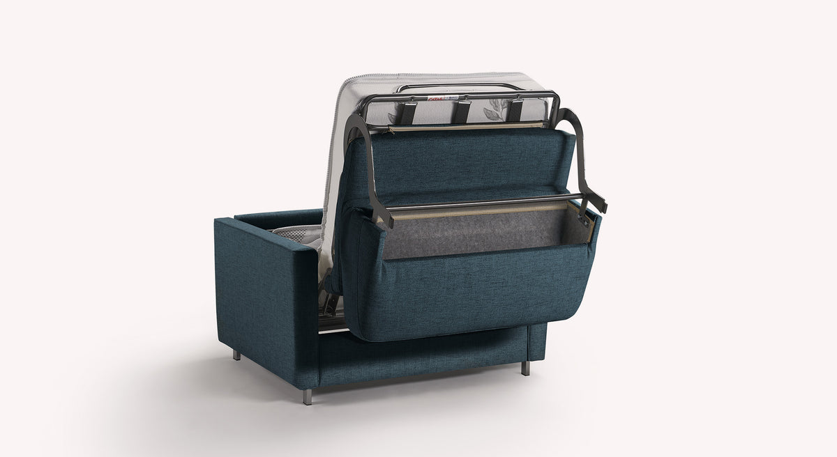 Fauteuil JIMMY Foster Bleu ocean