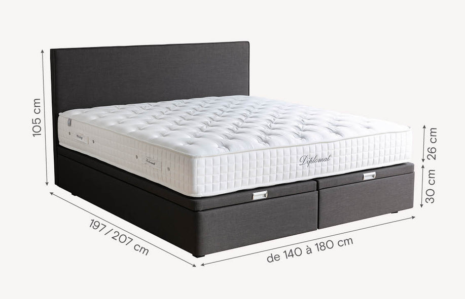 WARREN Guard Liver storage bed, mattress and headboard pack-1