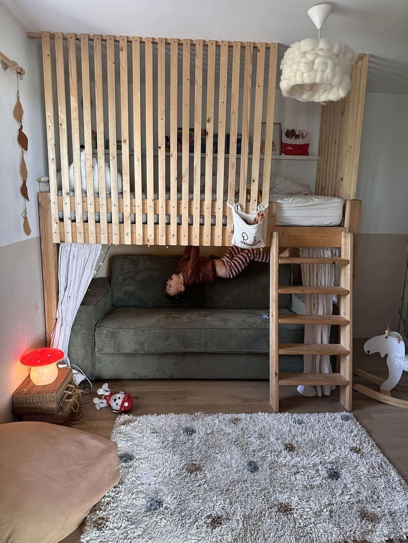 Canapé convertible Ridley dans une chambre d'enfant, chez une.maison.pour.lison