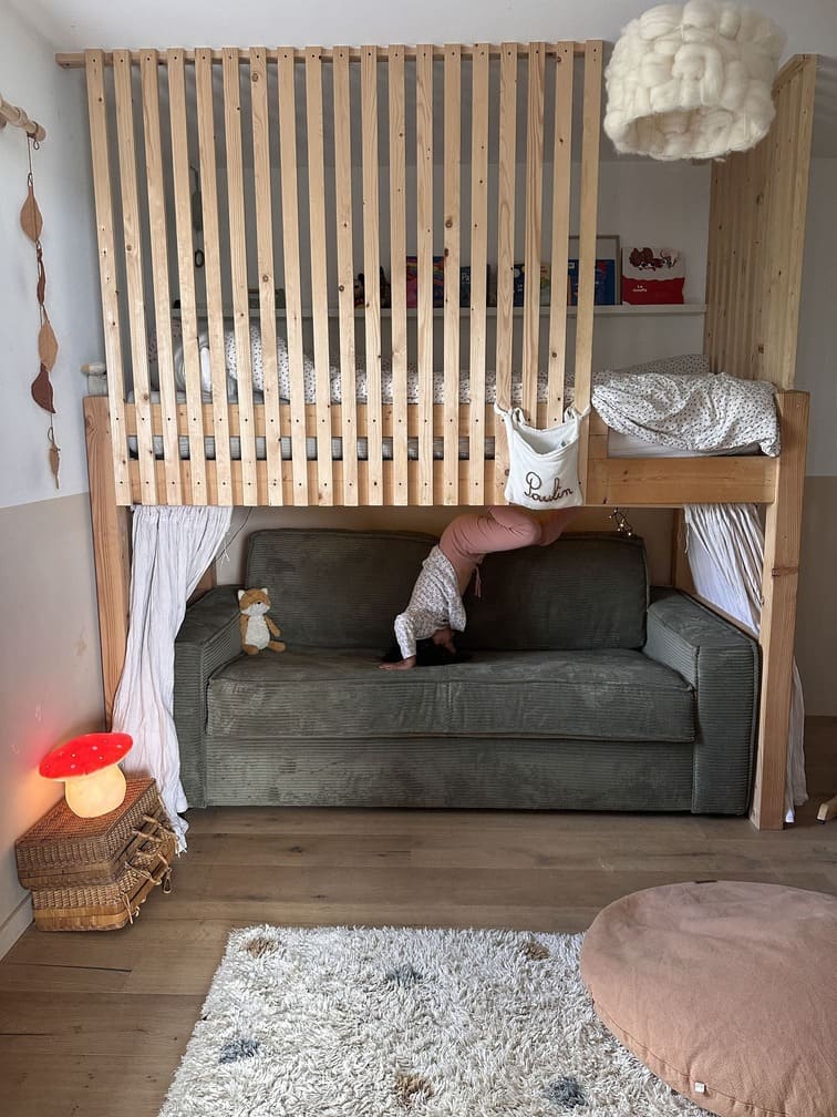 Photo du canapé Ridley dans la chambre d'enfant chez une.maison.pour.lison